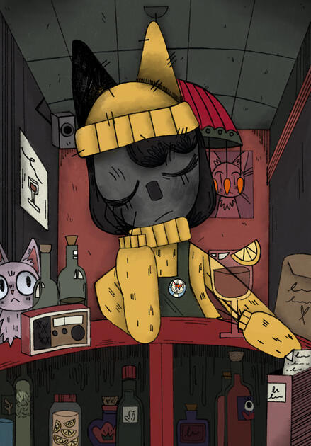 Nightmare Drinking (Illustration)